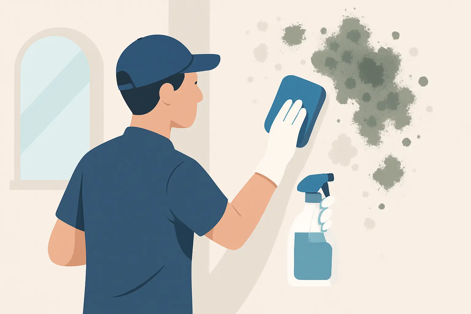 Mould Stains on Walls: Remove Them Properly