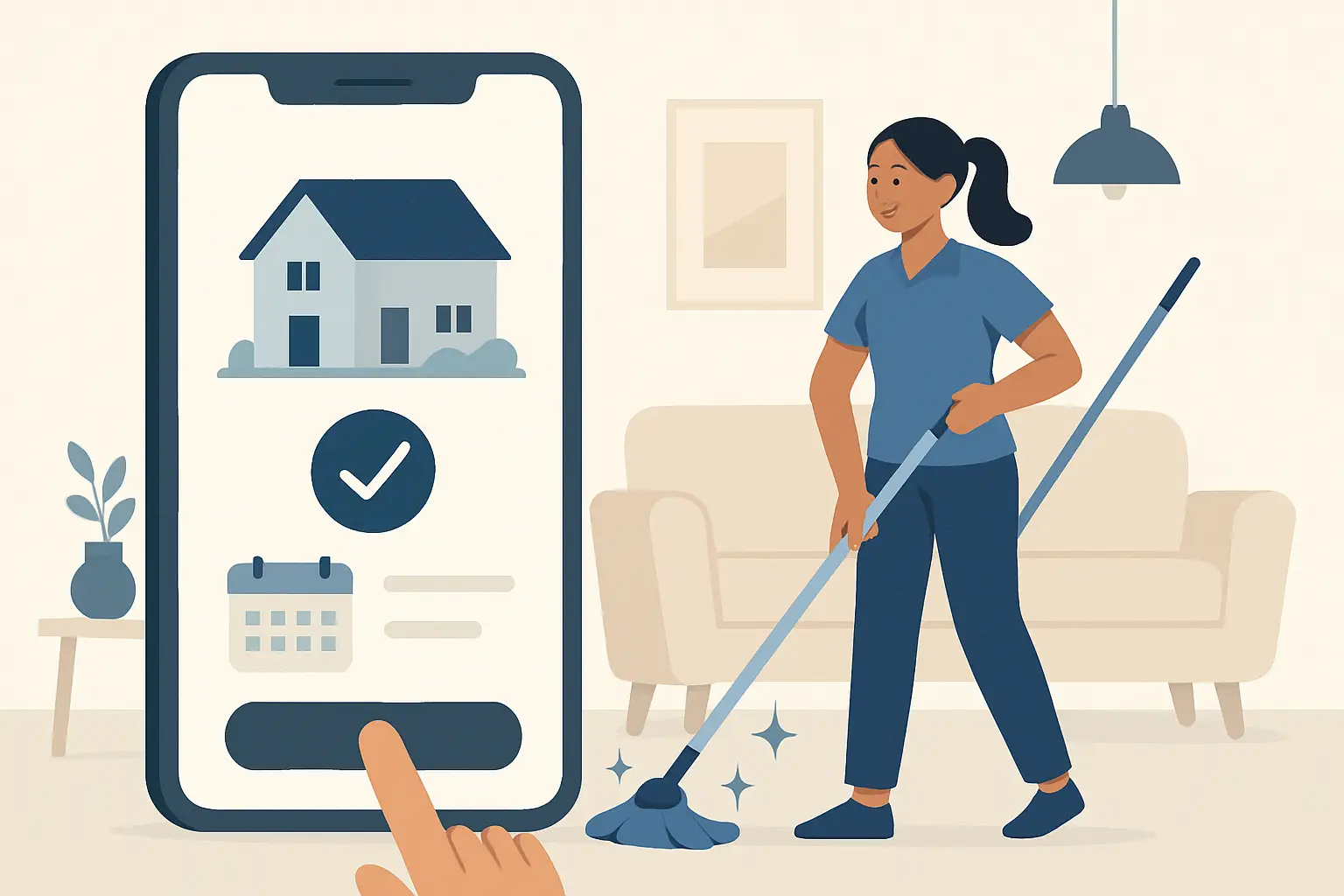 Same-Day House Cleaning Booking: What Works